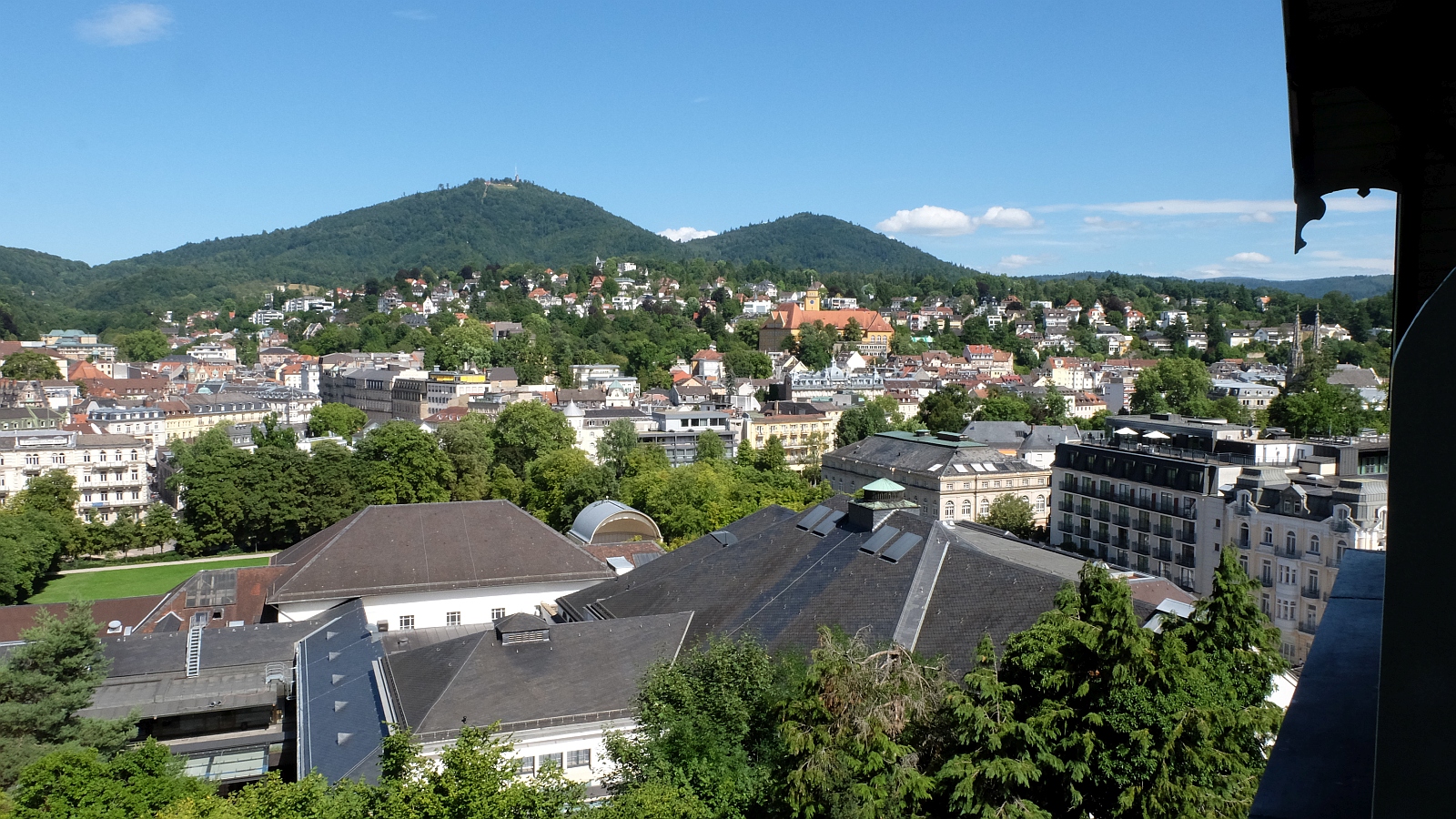 Baden-Baden · Panoramablick "Hotel Tanneck"