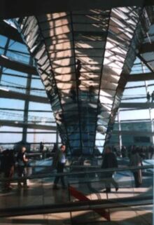 Berliner Reichstagsgebäude - in der Kuppel