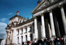 Berliner Reichstagsgebäude - Westportal