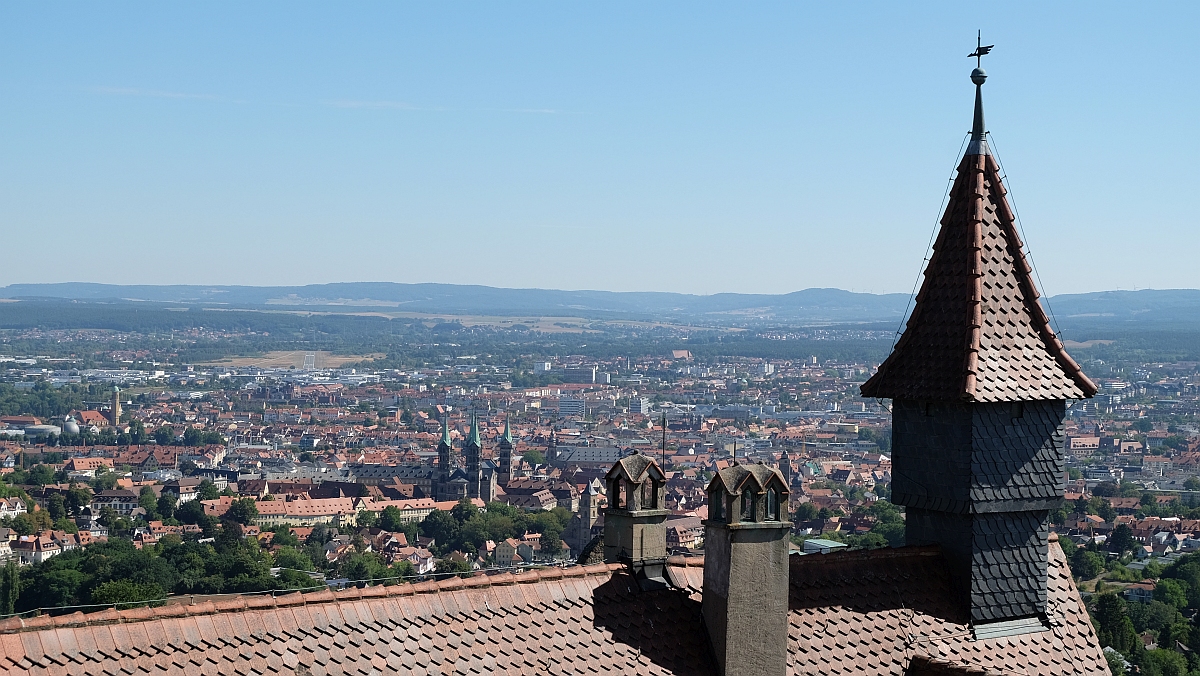 Bamberg · Blick von der Altenburg auf die Stadt