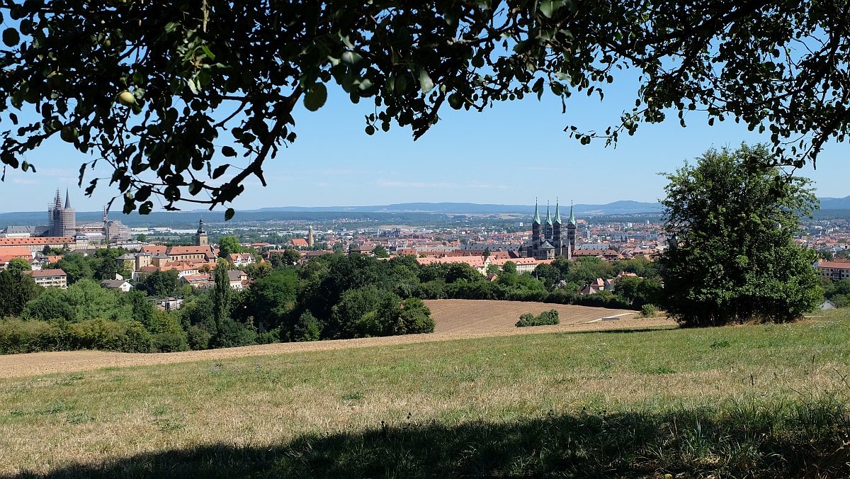 Bamberg · Panorama von Altenburg kommend