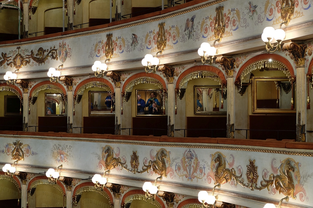 Ferrara · Teatro Comunale Claudio Abbado · Logen im 2. Rang