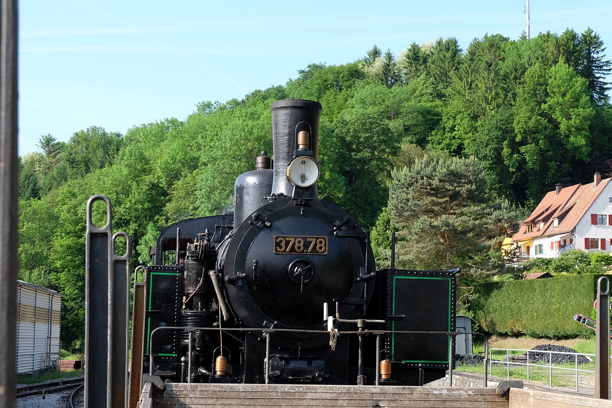 Kandertalbahn · Mai 2017 · Dampflokomotive