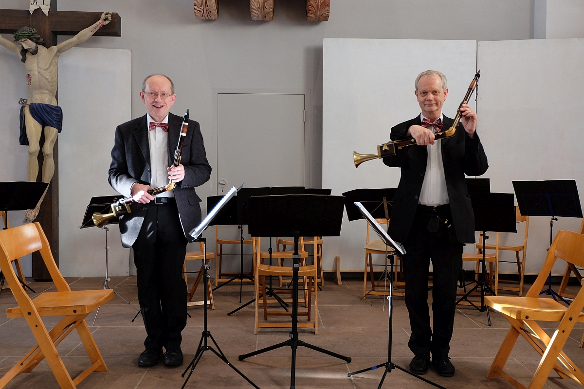 Kandern-Festival 2017 · Peter Geisler und David Glenn präsentieren die historischen Bassetthörner