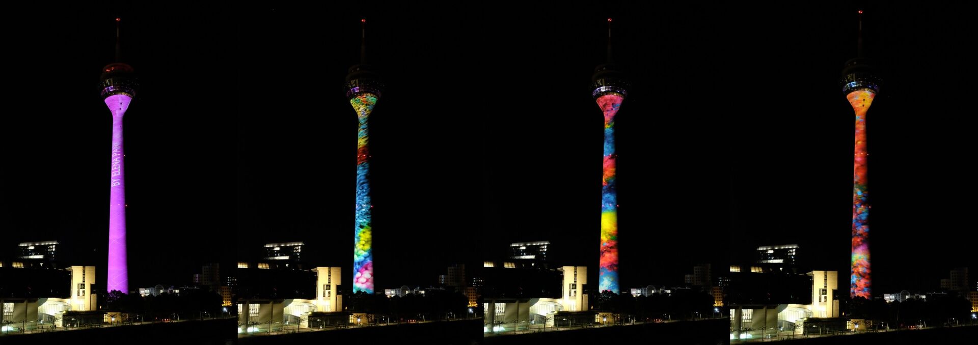 Rheinturm by Elena Panknin · 26. April 2025 · Nacht der Museen Düsseldorf