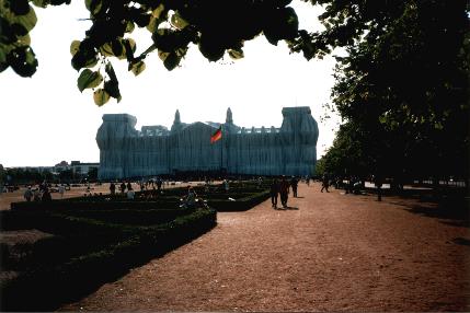 Reichstag · Juli 1995 · Platz der Republik / von der Scheidemannstr. aus