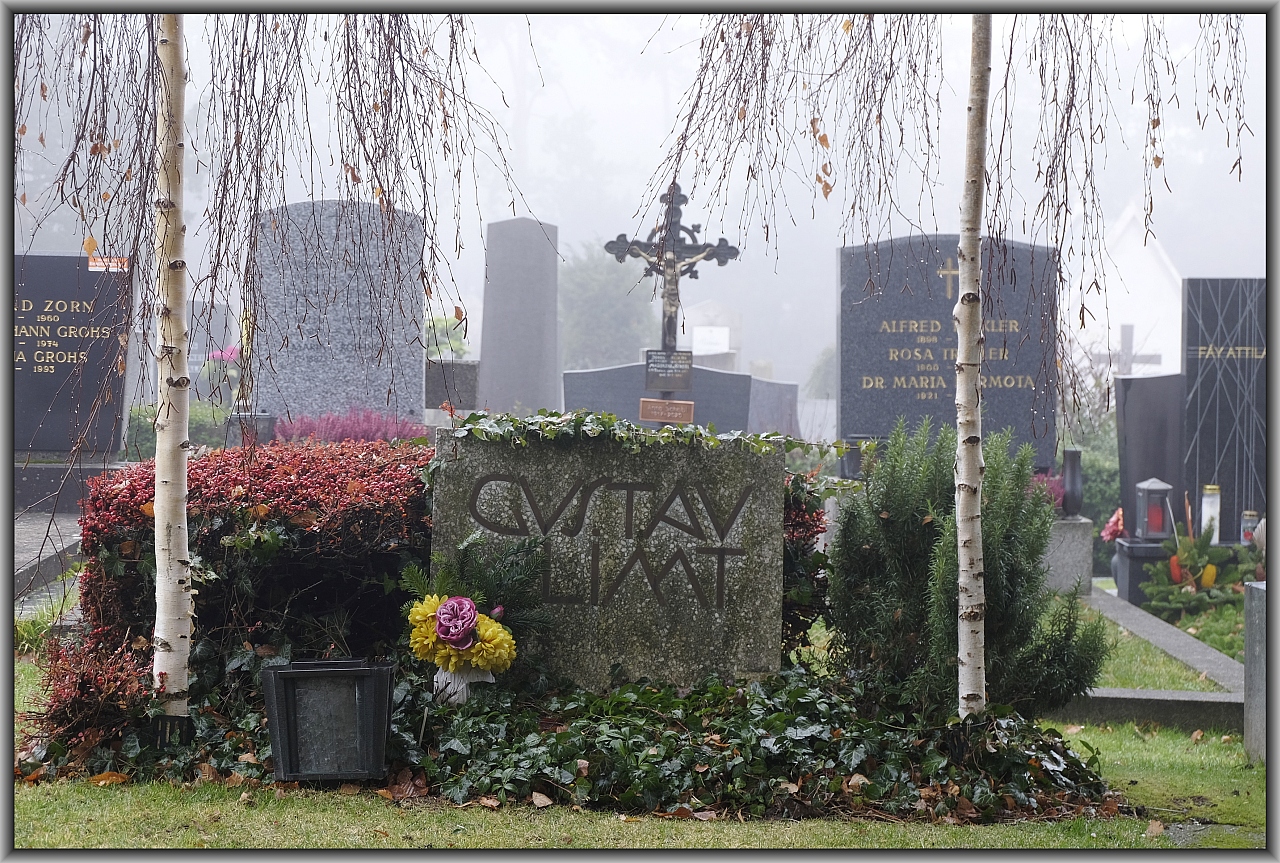 Wien · Friedhof Hietzing · Grabstätte Gustav Klimt · Dez. 2025